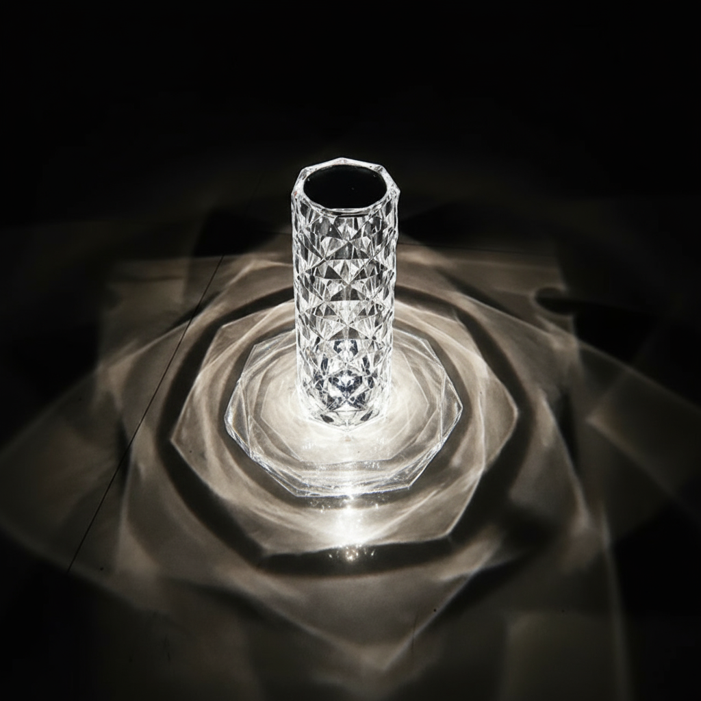 Crystal Diamond Table Lamp